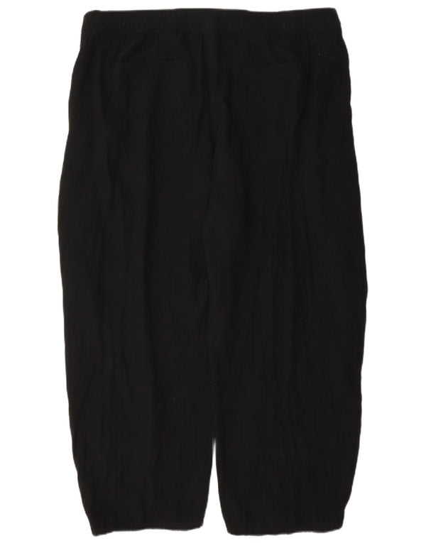 Gap Womens Loose Fit Cropped Trousers XL W38 L26 Sort Bomuld