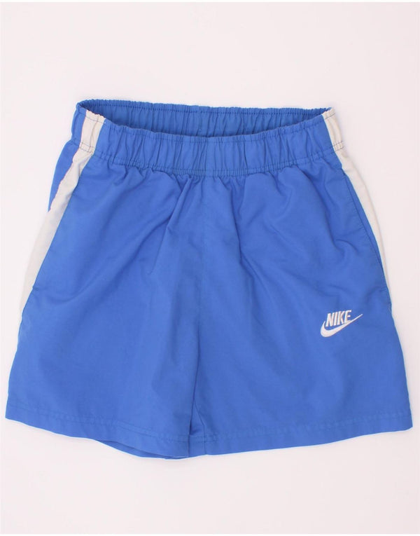 Nike Boys Sports Shorts 12-13 år Large Blue Colourblock