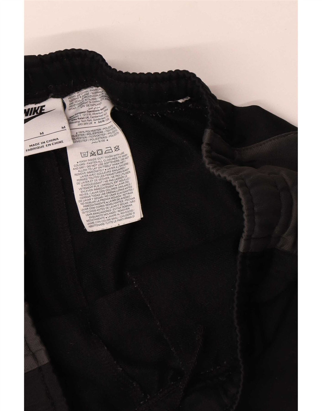 Nike træningsdragt til mænd Joggers Medium Sort Colourblock Polyester