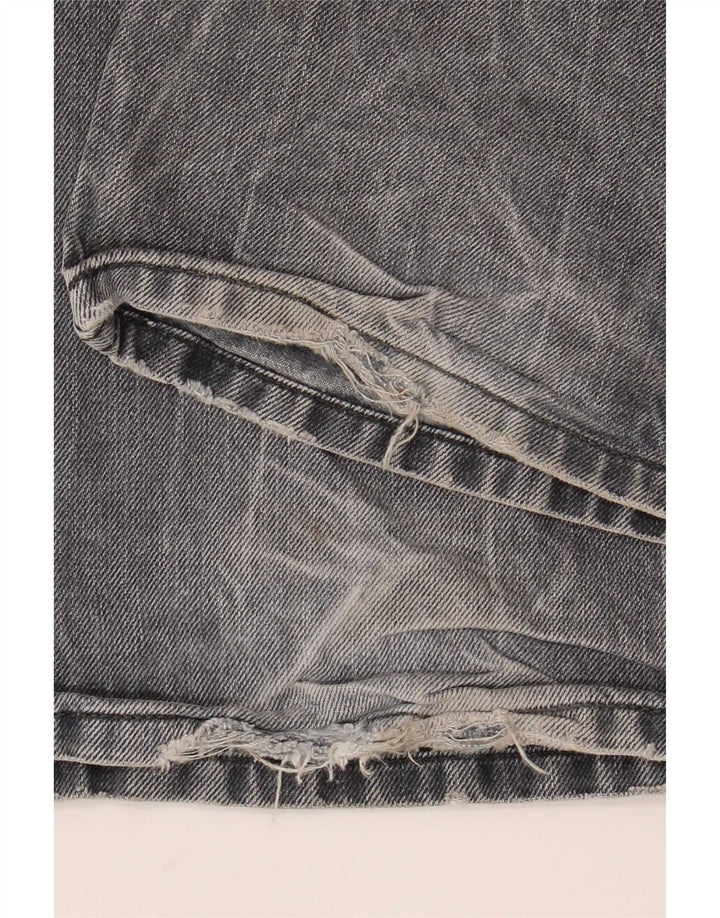Diesel Herre Distressed Cargo Straight Jeans W32 L34 Blå Bomuld