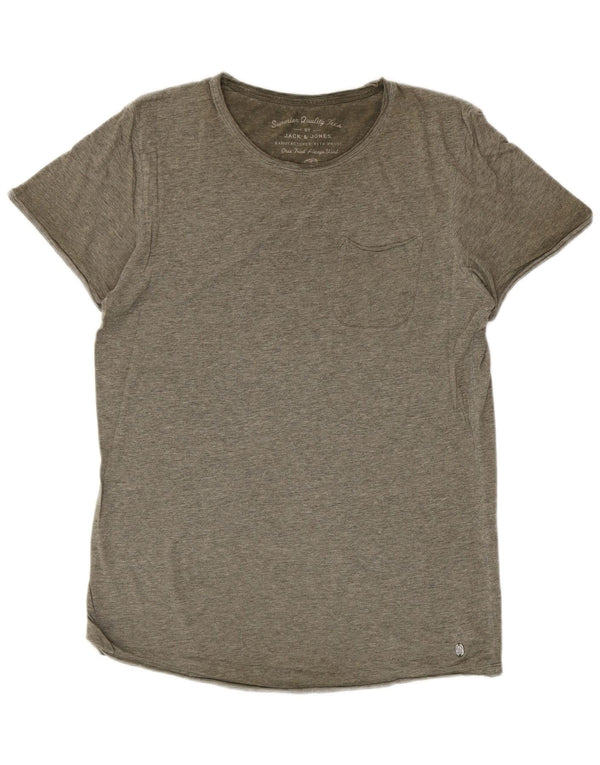 Jack & Jones Mens T-Shirt Top Small Green