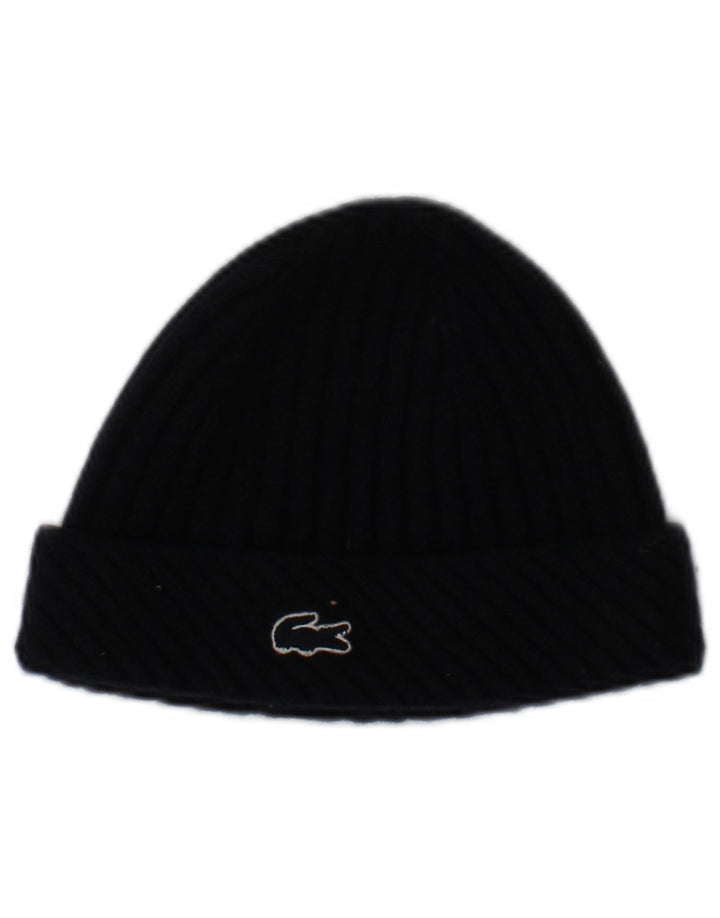 Lacoste Boys Knit Beanie Hat One Size Marineblå