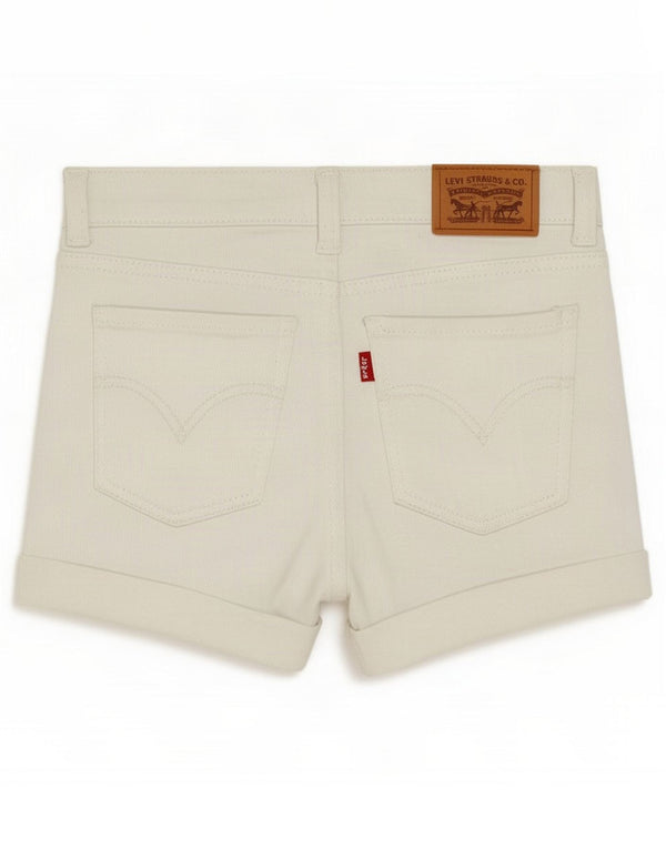 Levi's Girlfriend Denim Shorts 7-8 år W26 Hvid Bomuld