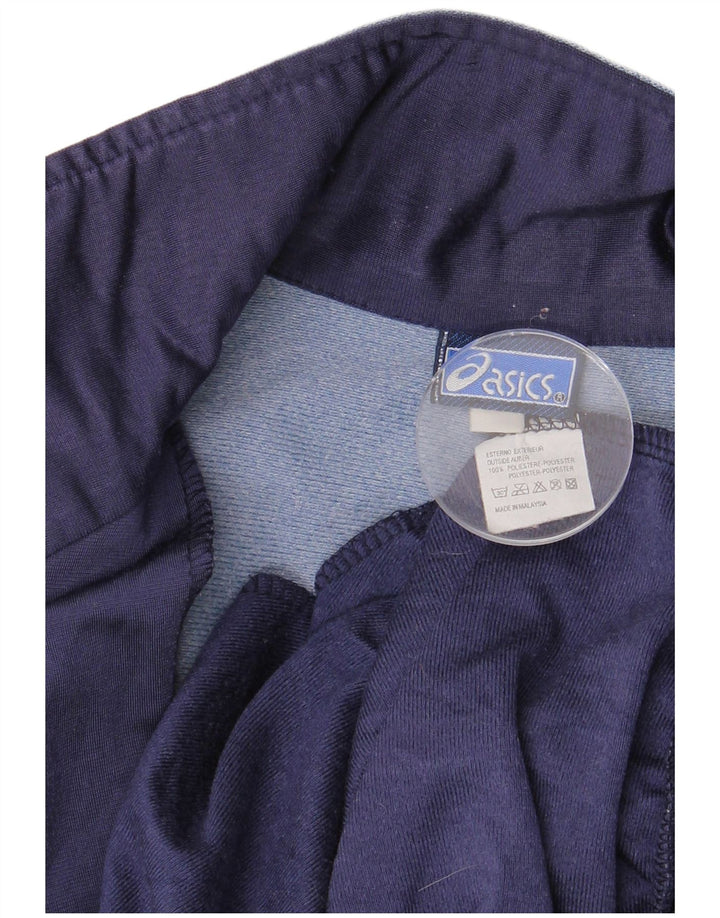 ASICS Grafisk træningsdragt topjakke til mænd Stor marineblå farveblok