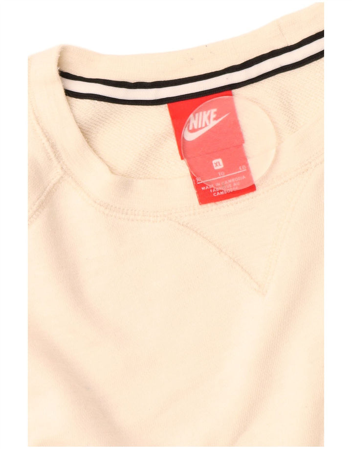 Nike Sweatshirt Jumper til mænd XL Off White Bomuld