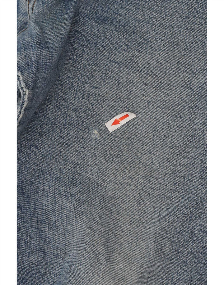 Wrangler Herre Texas Straight Jeans W38 L34 Blå Bomuld
