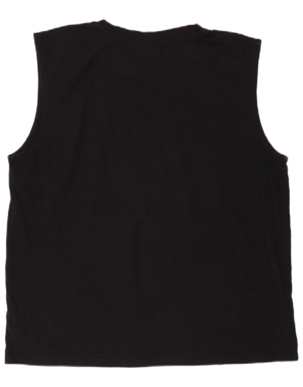 Fila Herrevest Top 2XL Sort Bomuld