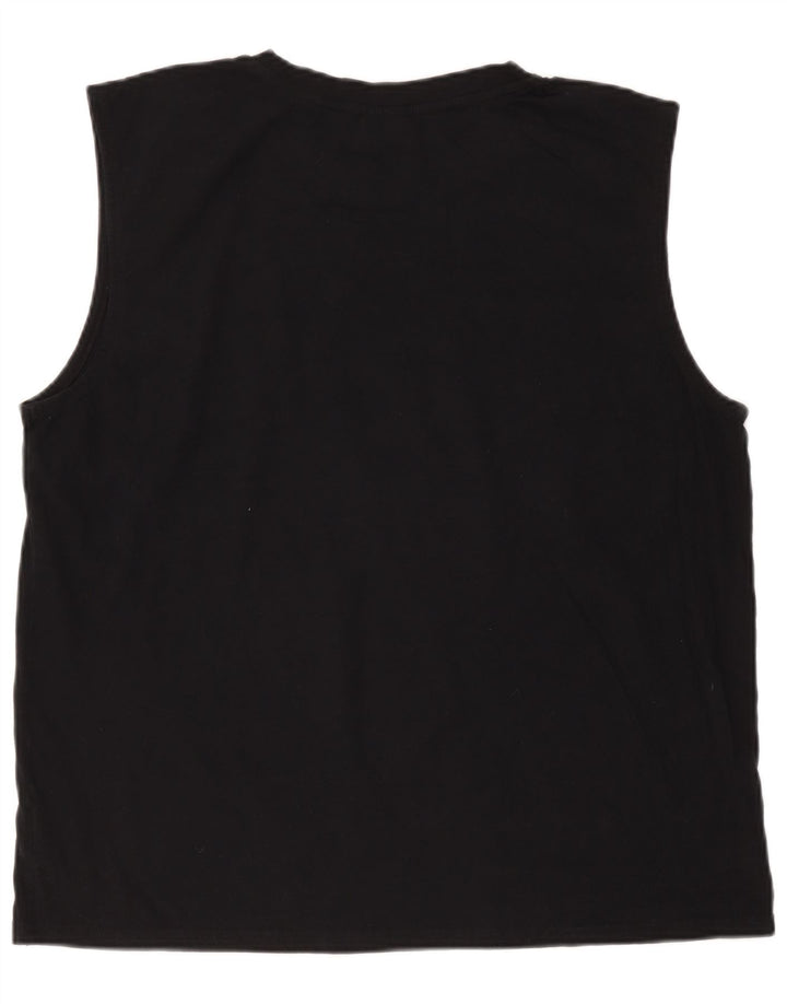Fila Herrevest Top 2XL Sort Bomuld