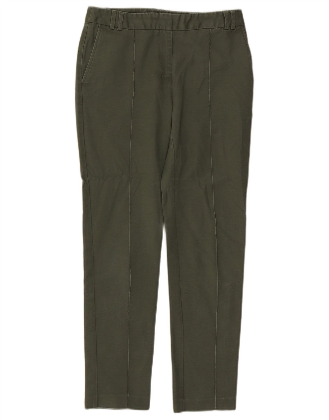 OASIS Slim Chino Bukser til kvinder UK 8 Small W26 L27 Grøn bomuld