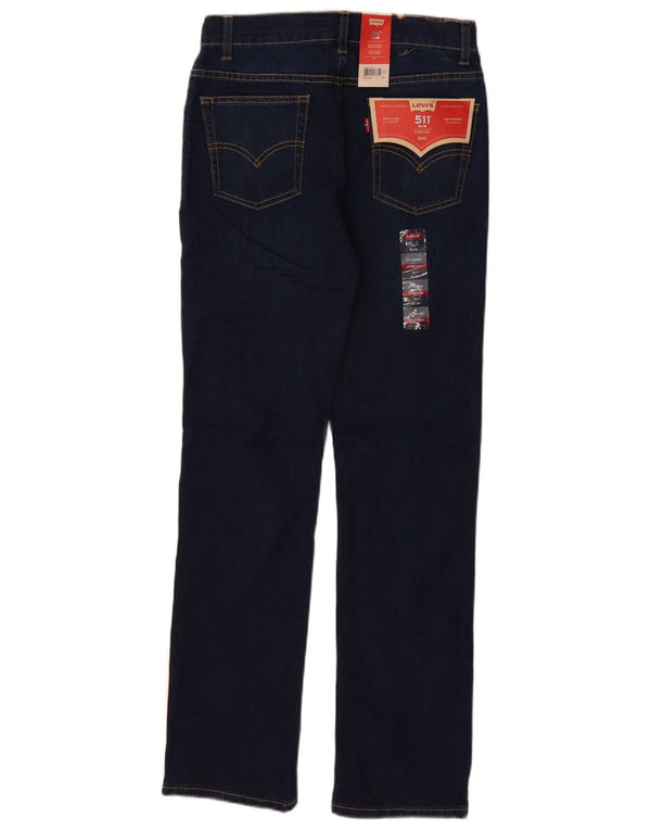 Levi's Boys 511 Slim Jeans 13-14 år W26 L30 Marineblå Bomuld