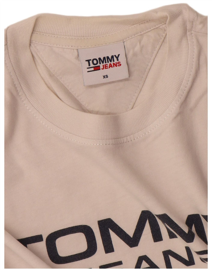 Tommy Hilfiger Herre Grafisk T-Shirt Top XS Hvid