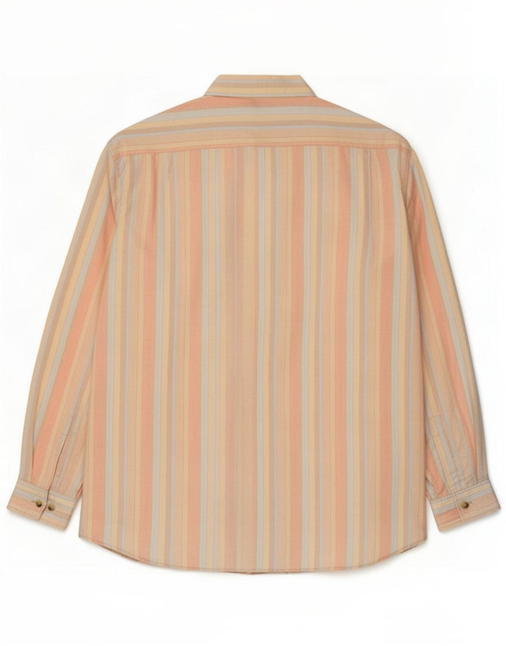 Marlboro Classics herreskjorte XL orange stribet bomuld
