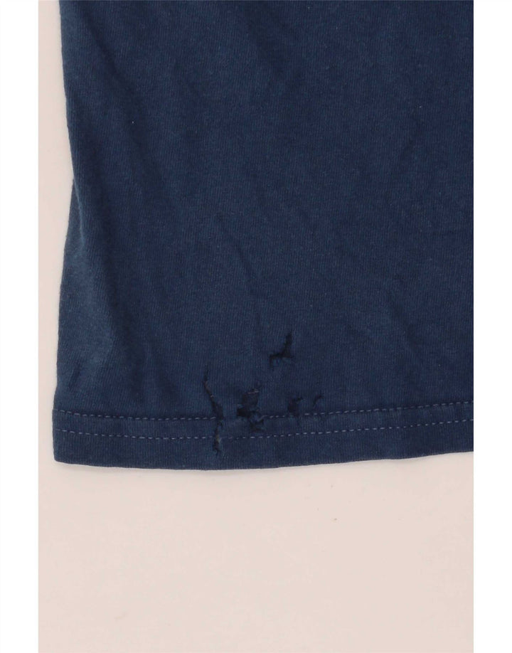 Vans Herre Grafisk T-Shirt Top XL Blå Bomuld