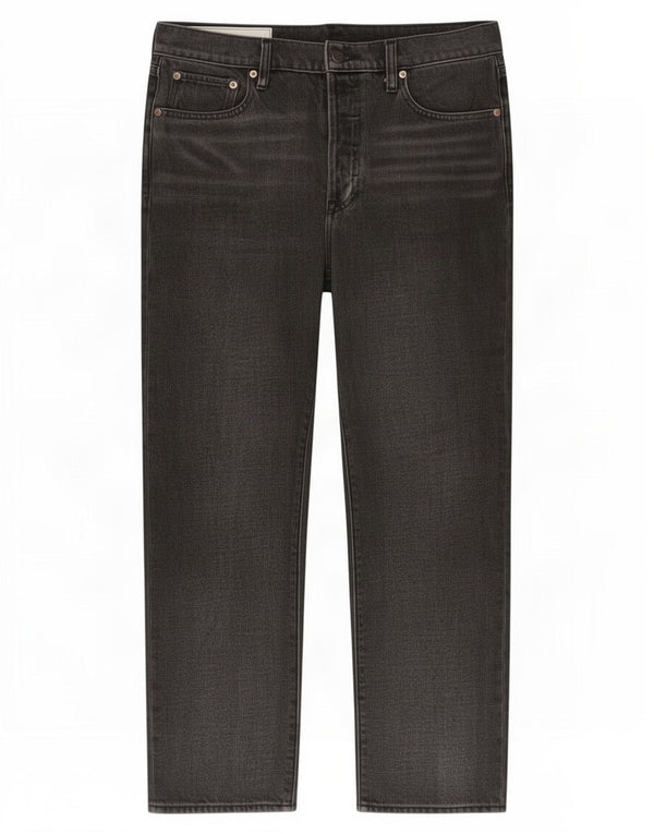 Gap Womens Boyfriend Mid Rise Straight Jeans W29 L24 Grå Bomuld