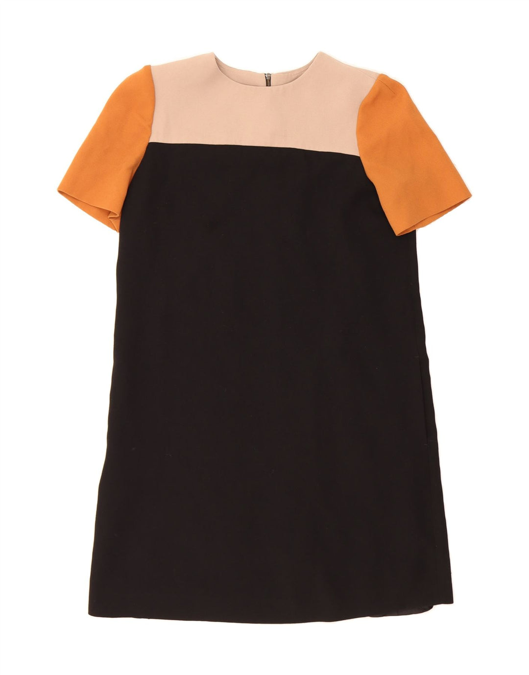 HOBBS Womens Shift Dress UK 10 Small Black Colourblock Polyester Vintage Hobbs and Second-Hand Hobbs from Messina Hembry 