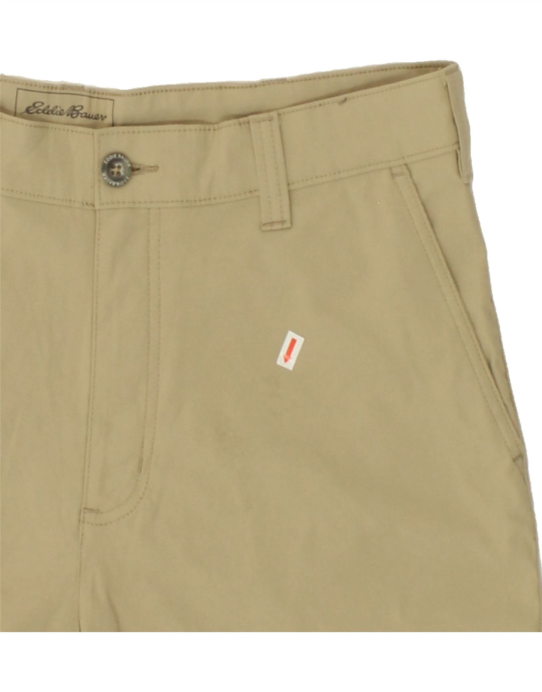 EDDIE BAUER Mens Chino Shorts W36 Large  Beige Polyester Vintage Eddie Bauer and Second-Hand Eddie Bauer from Messina Hembry 