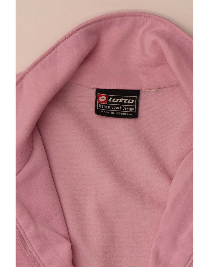 Lotto træningsdragt topjakke til kvinder UK 14 Medium Pink Colourblock