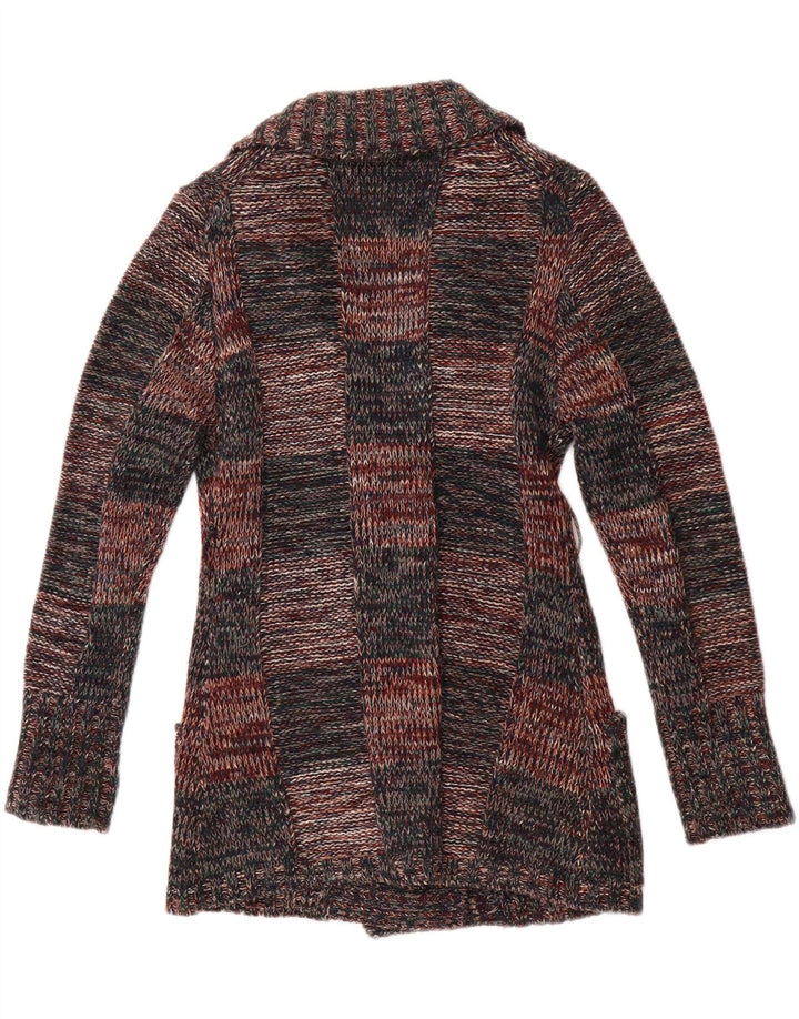 VINTAGE Womens Cardigan Sweater IT 42 Medium Multicoloured Geometric Vintage Vintage and Second-Hand Vintage from Messina Hembry 