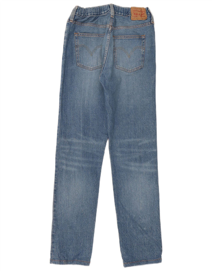 Levi's Dame 501 Straight Jeans W26 L31 Blå Bomuld