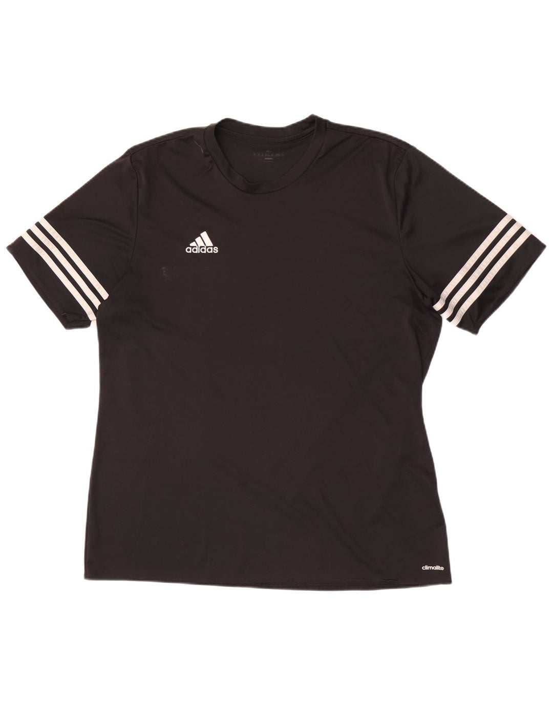 Adidas Herre Climalite T-Shirt Top Stor Sort Polyester