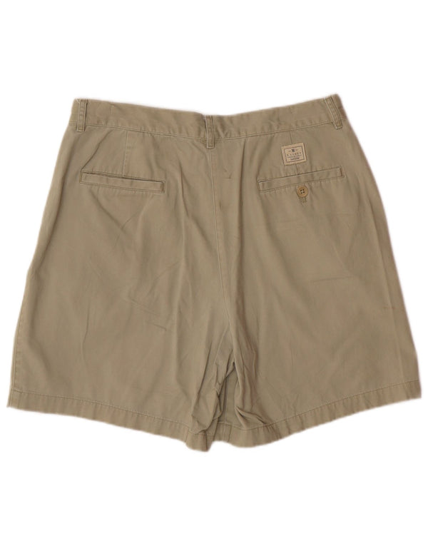 RALPH LAUREN Chino Shorts til kvinder US 10 Large W32 Khaki Bomuld