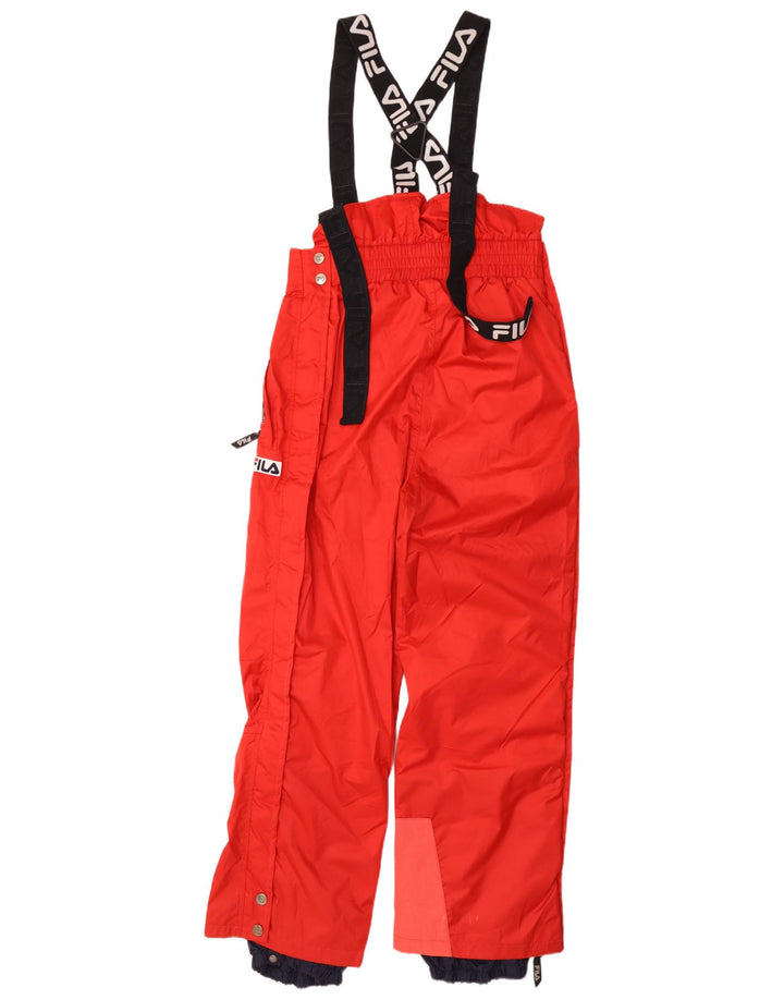 Fila Herre grafisk ski 2-delt sæt IT 48 Medium W30 L29 Rød farveblok