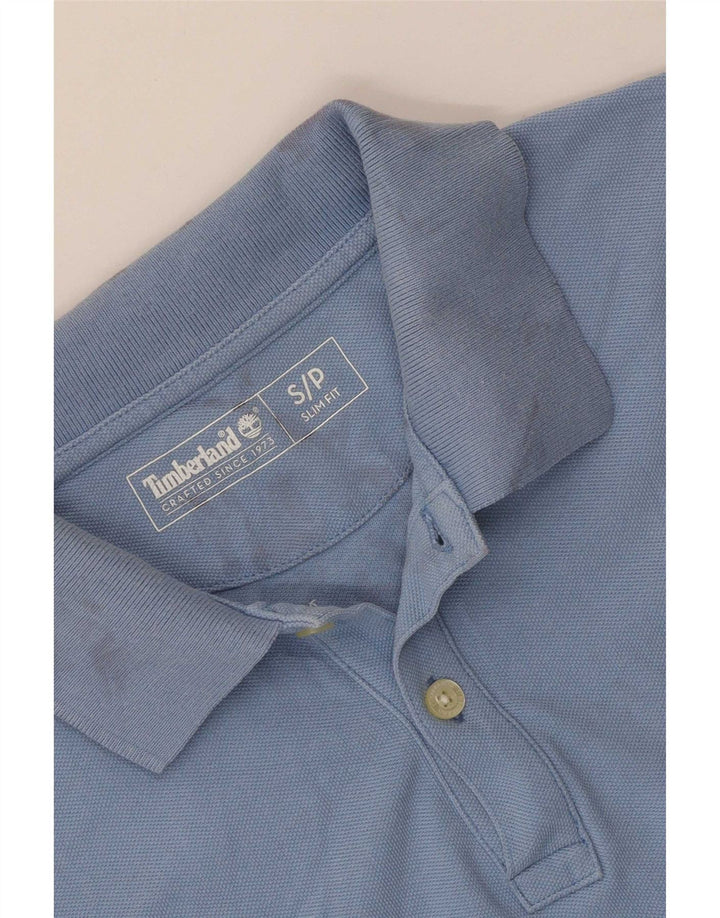 Timberland Herre Slim Fit Polo Shirt Lille Blå