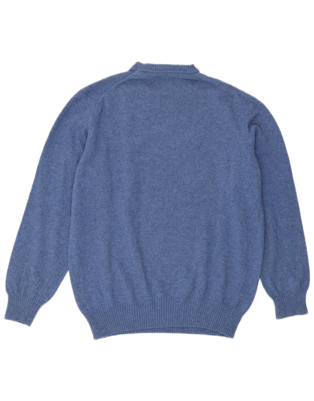 Zara Herre sweater med rund hals, stor blå