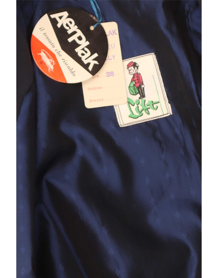 Vintage overfrakke til mænd UK 38 Medium Navy Blue