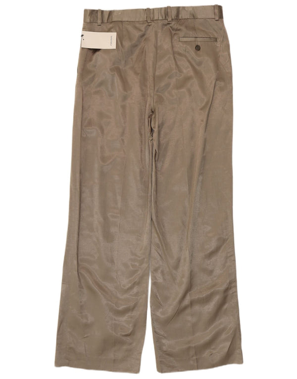 Zara Lige Chinobukser Large W30 L32 Grå Viscose