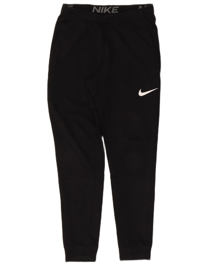 NIKE Herre Dri Fit træningsdragt Bukser Joggers Lille sort bomuld