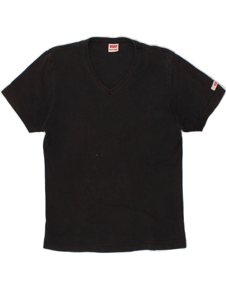 LEVI'S Girls T-Shirt Top 9-10 Years Medium Black Vintage Levi's and Second-Hand Levi's from Messina Hembry 