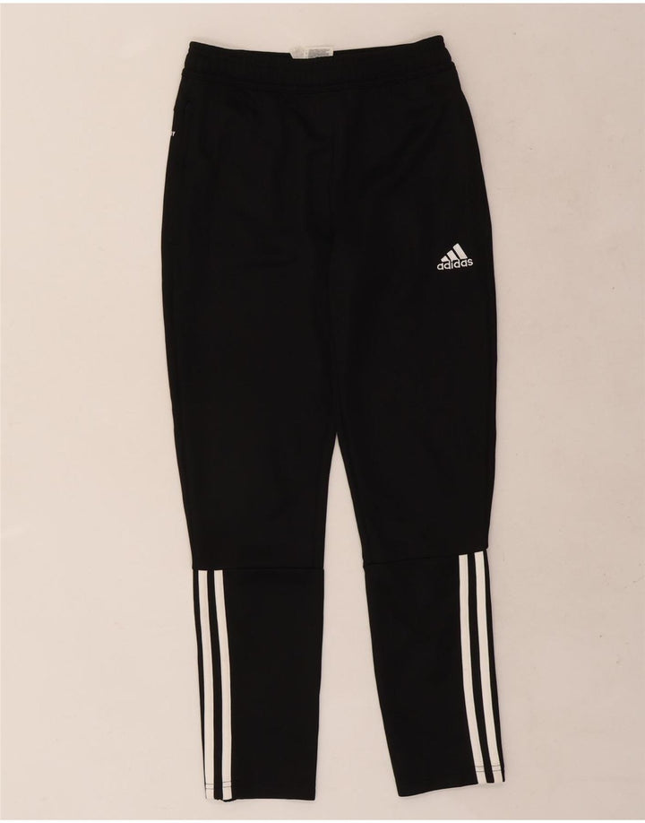 Adidas Boys Aeroready Tracksuit Bukser 11-12 år Sort Polyester