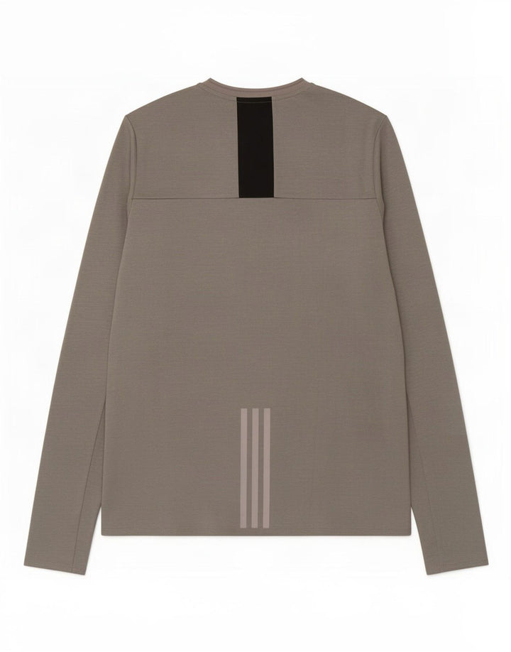 Adidas Herre Supernova Top Langærmet Medium Grey Flecked