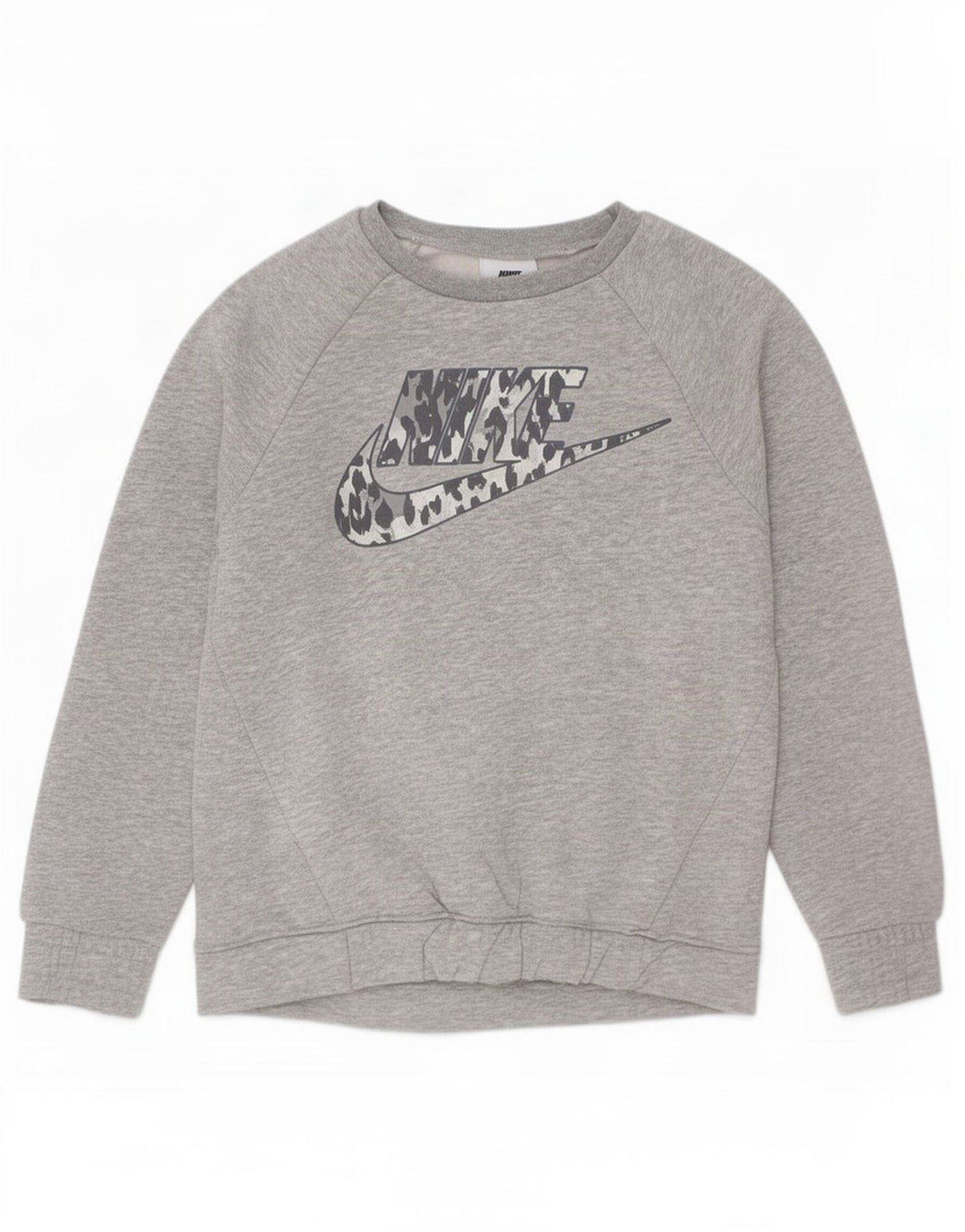 Nike piger grafisk sweatshirt jumper 6-7 år stor grå bomuld