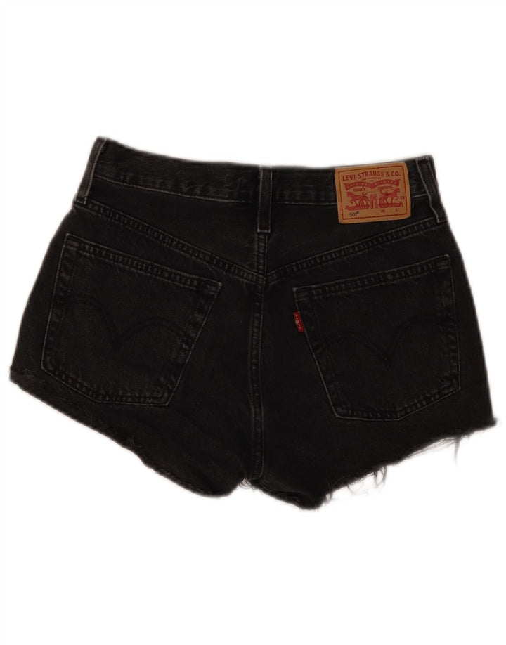 Levi's Womens 501 denimshorts W25 XS Grå bomuld