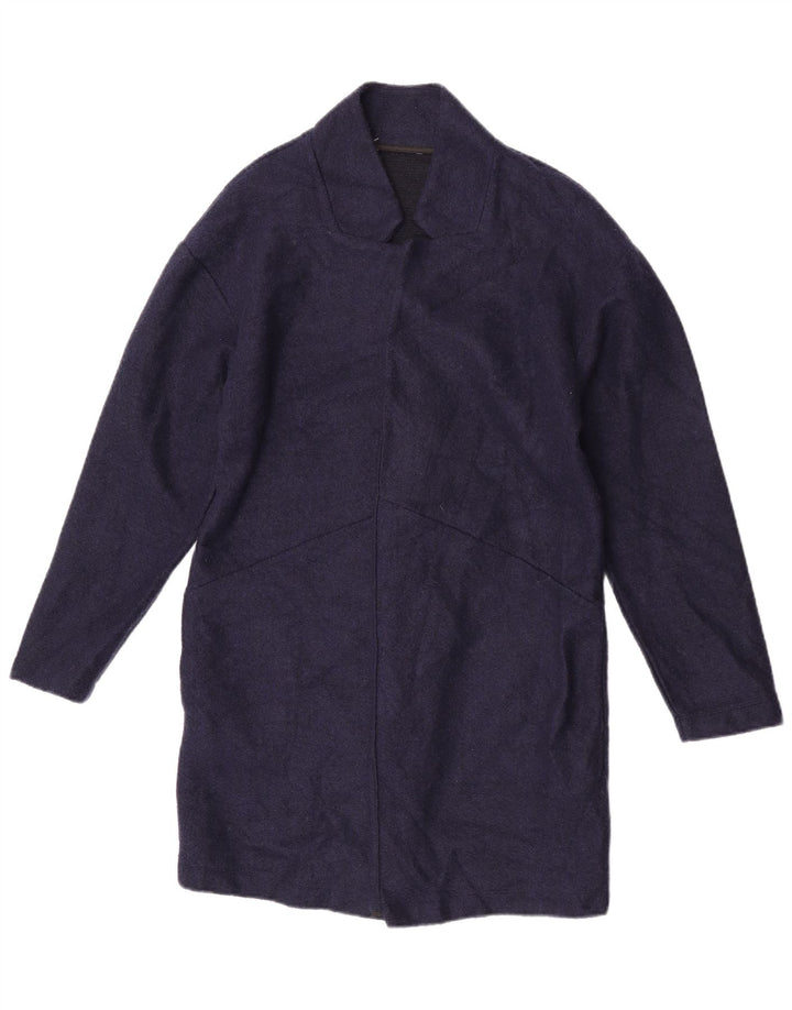 Marks & Spencer Dame Longline Cardigan Sweater UK 10 Small Navy Blue