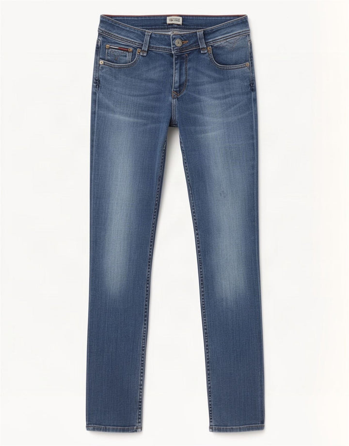 Tommy Hilfiger Dame Slim Jeans W28 L30 Blå