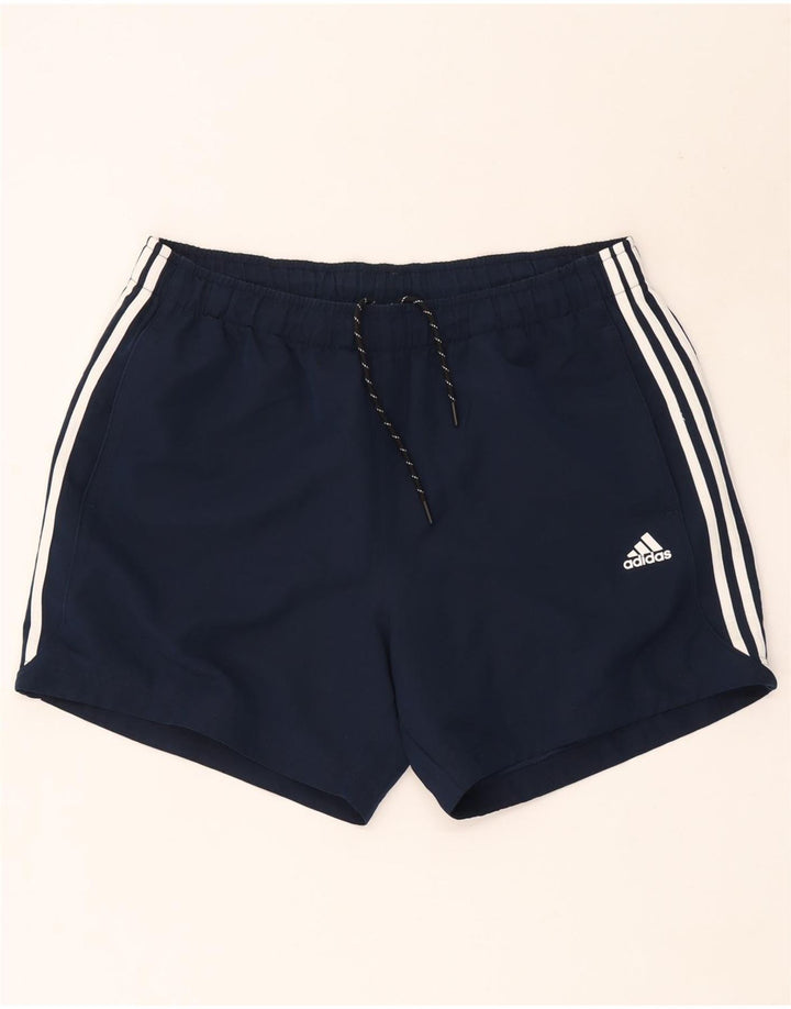 Adidas Herre Climalite Sport Shorts XL Navy Blue Polyester