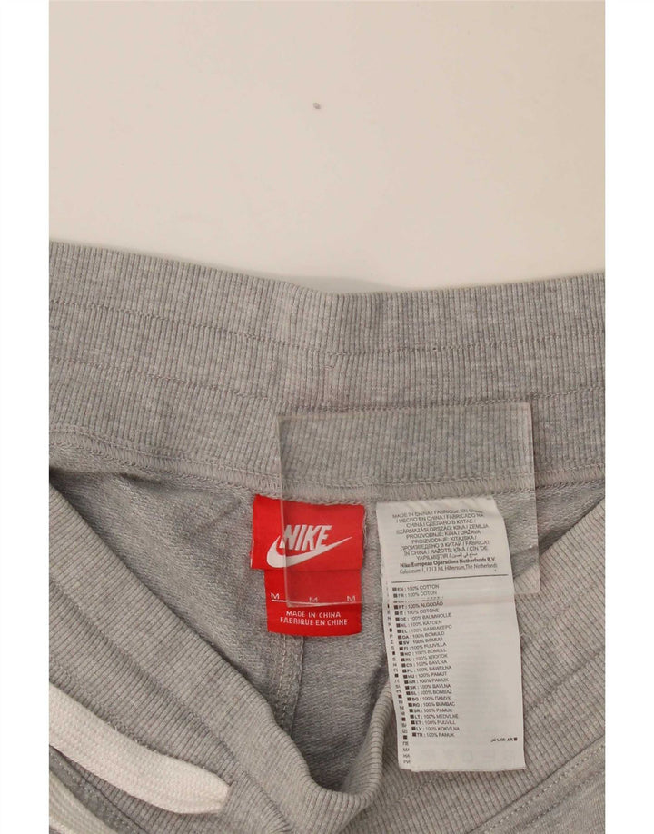 Nike grafiske sportsshorts til mænd mellemgrå flækket bomuld