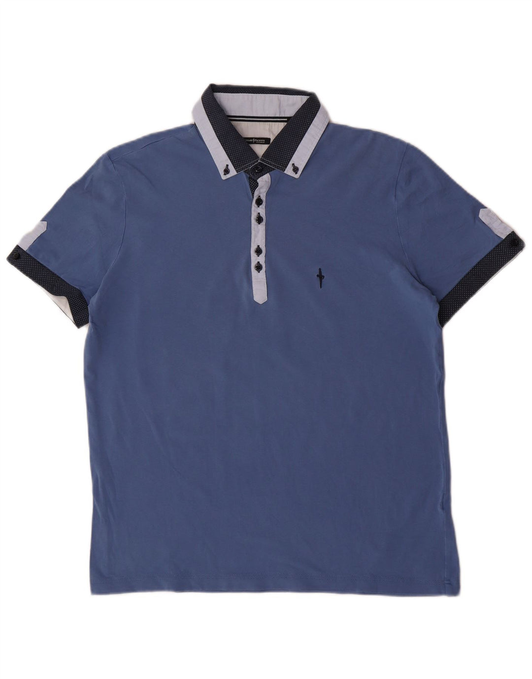 Cesare Paciotti herre poloshirt XL blå
