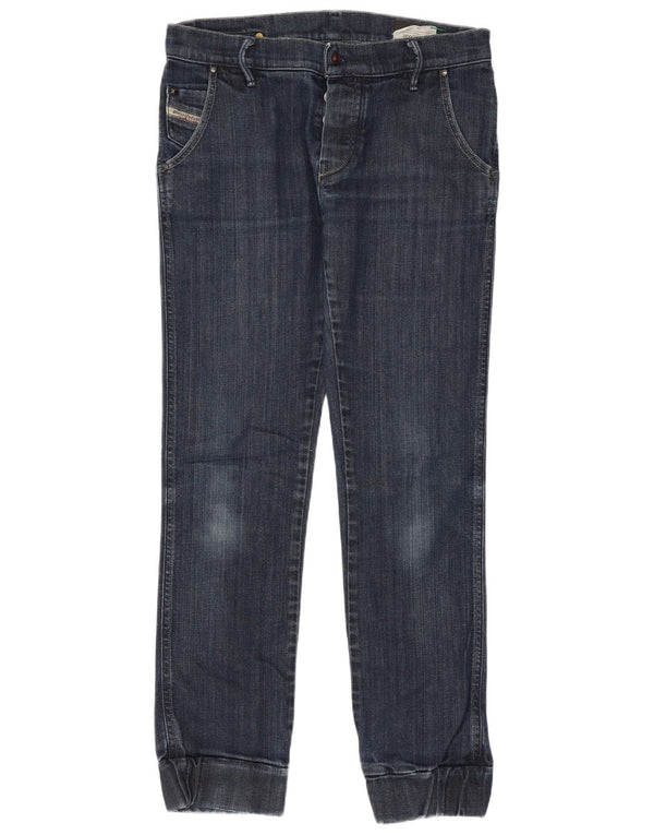 Diesel Womens Joyze Slim Jeans W27 L28 Blue Cotton