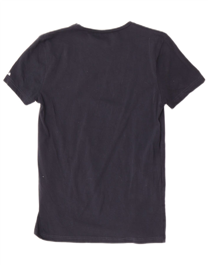 Fila herre T-shirt top lille marineblå bomuld