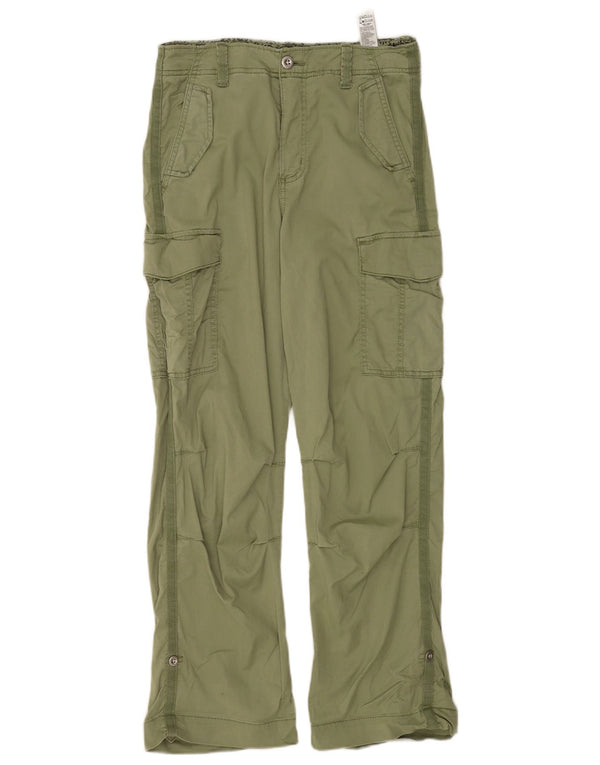 MARKS & SPENCER Straight Cargo Bukser til kvinder UK 10 Small W28 L30 Green