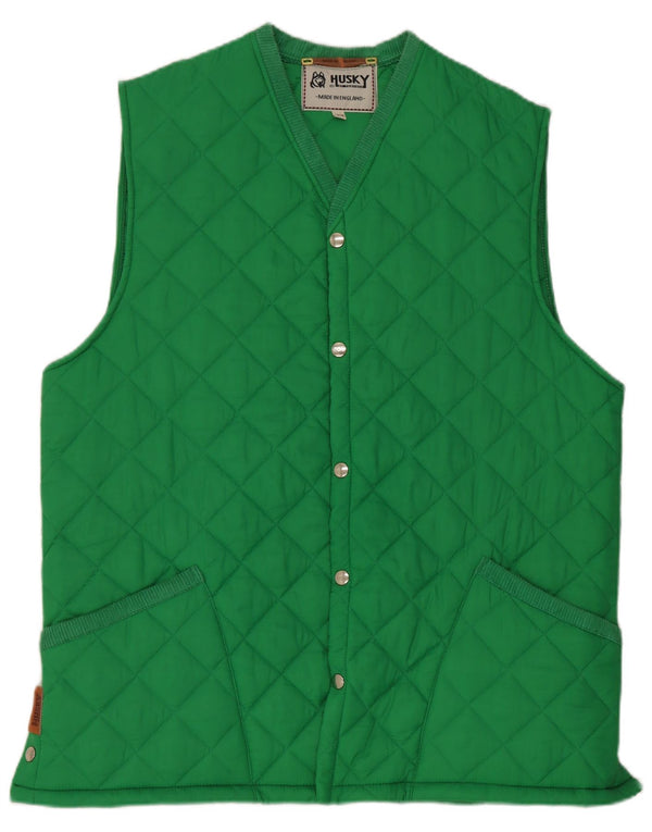 Husky Herre Quiltet Gilet UK 44 2XL Grøn