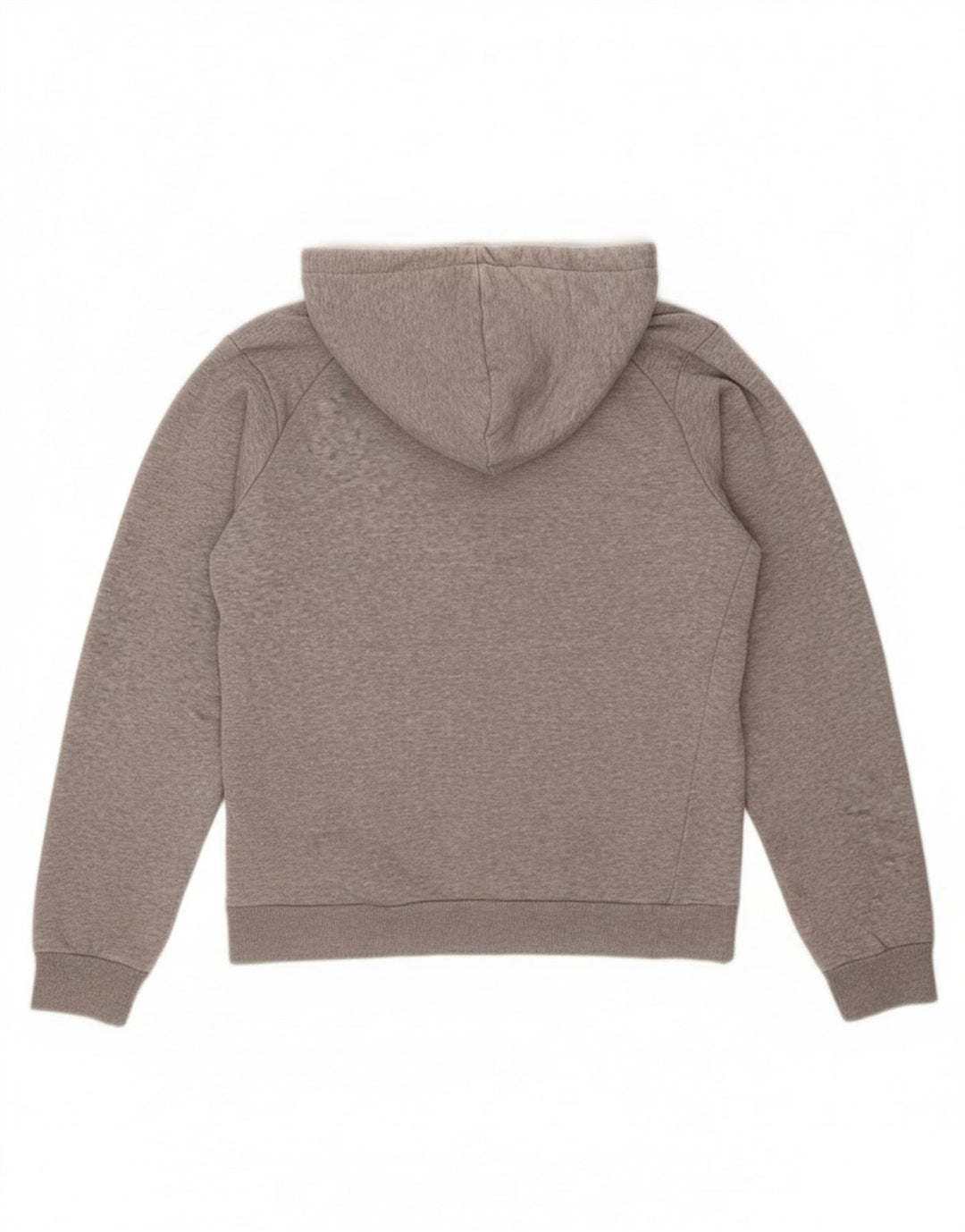 ADIDAS Mens Graphic Hoodie Jumper Medium Grey Cotton