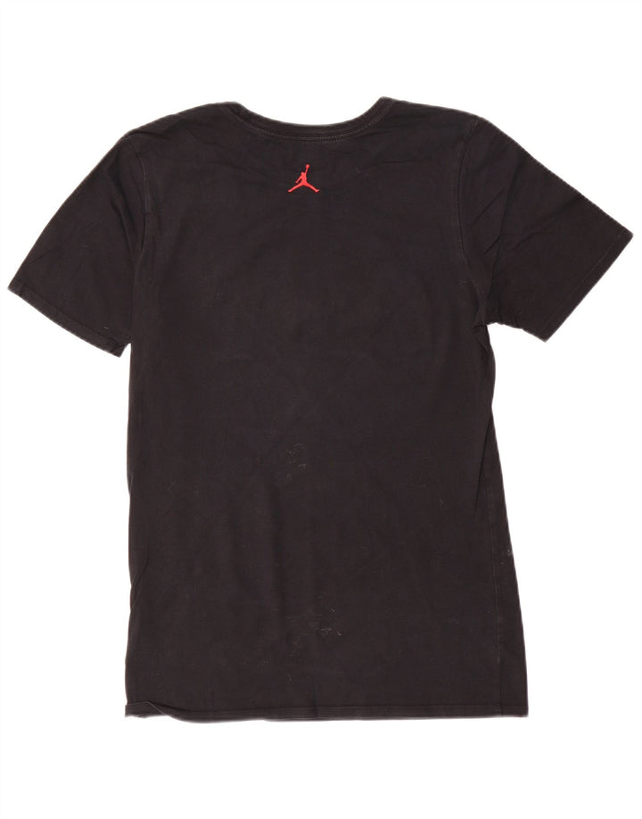Jordan Herre grafisk T-shirt top lille sort bomuld