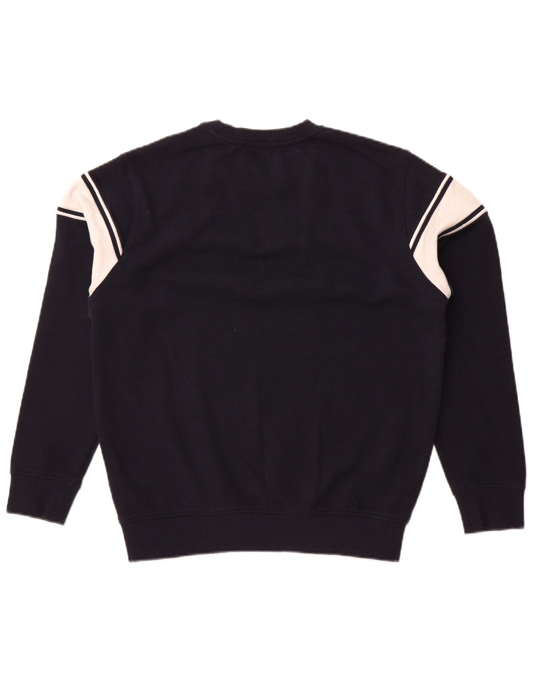 Guess grafisk sweatshirt til mænd, lille marineblå colourblock bomuld