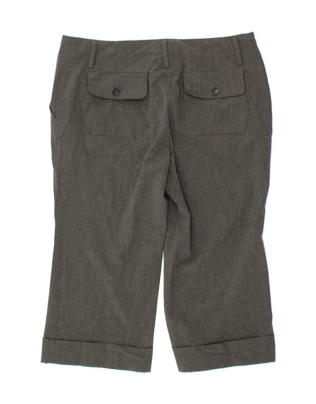 MICHAEL KORS Womens Straight Capri Trousers US 10 Large W34 L20 Grey Vintage Michael Kors and Second-Hand Michael Kors from Messina Hembry 