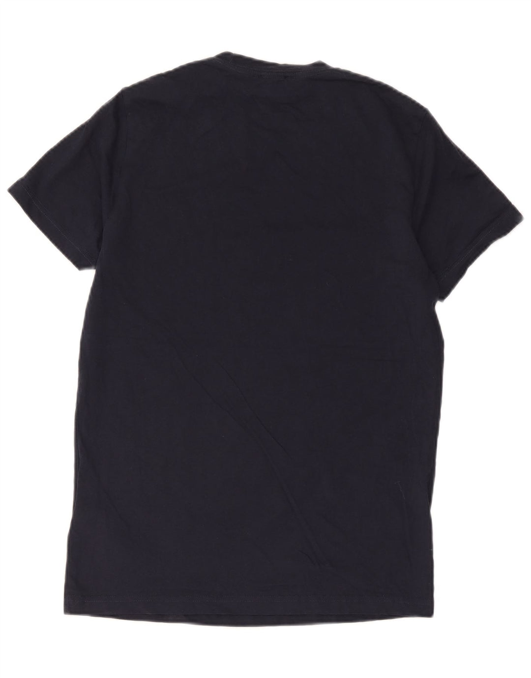 Diesel Herre grafisk T-shirt Top Medium Marineblå Bomuld